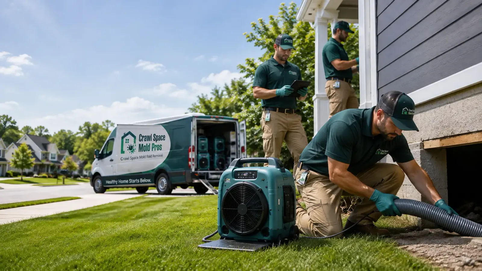 Crawl Space Mold Removal in Cordova, NE